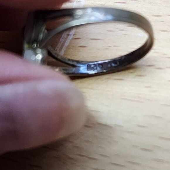 925 Silver Butterfly Ring 6.5 - Picture 4 of 4